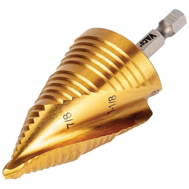 【25960】VACO STEP DRILL BIT 7/8"-1-3/8"