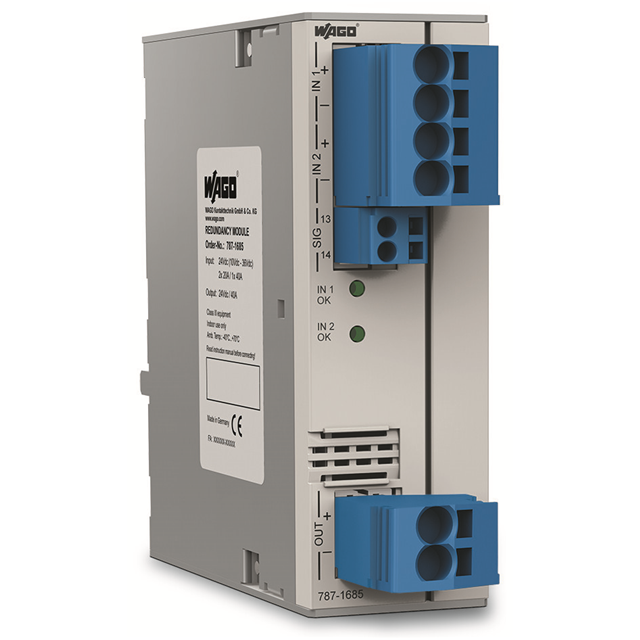 REDUNDANCY MODULE; 2 X 24 VDC IN【787-1685】