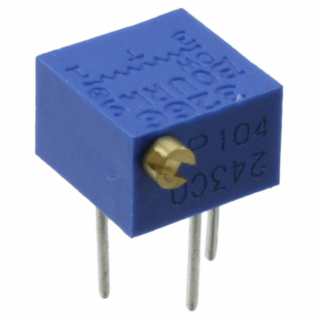 【3266P-1-501】TRIMMER 500OHM 0.25W PC PIN SIDE