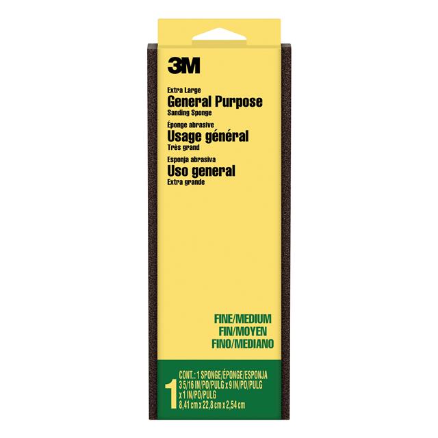 3M EXTRA LARGE SANDING SPONGE, 9【910XLA-12-CC】