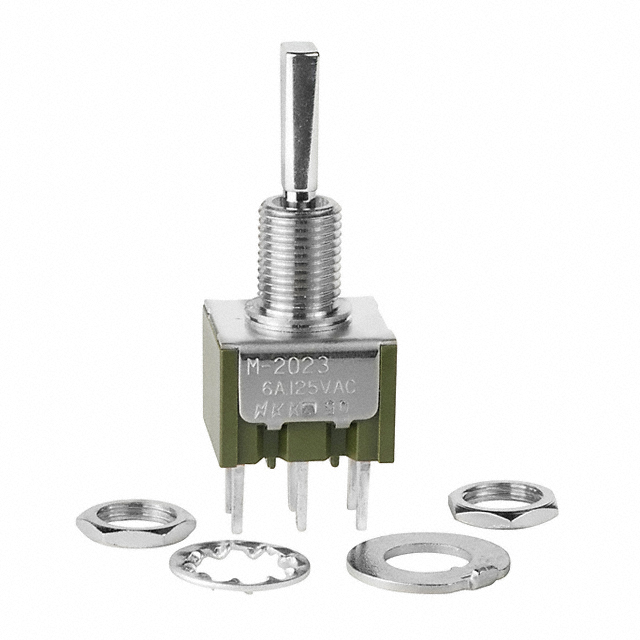 【M2023ES1W03】SWITCH TOGGLE DPDT 6A 125V