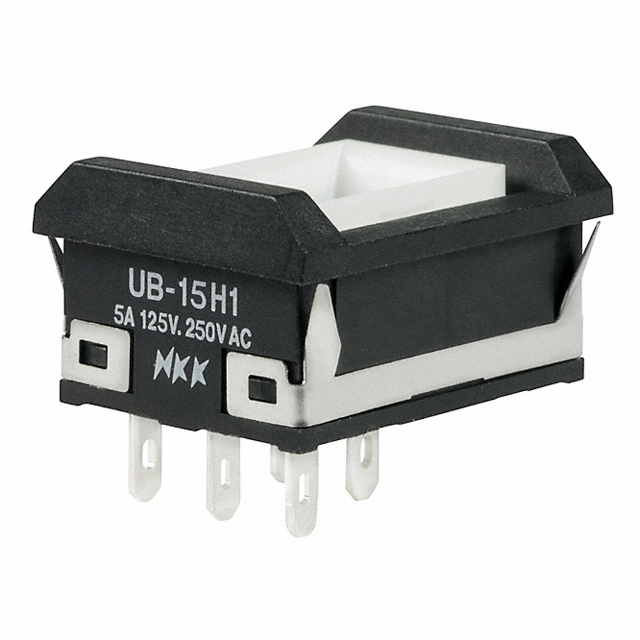 【UB15NBKW015F】SWITCH PUSHBUTTON SPDT 5A 125V