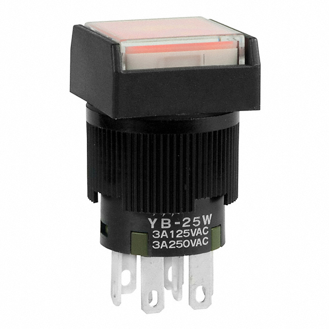 SWITCH PUSHBUTTON DPDT 3A 125V【YB25WSKW01-5C-JC】