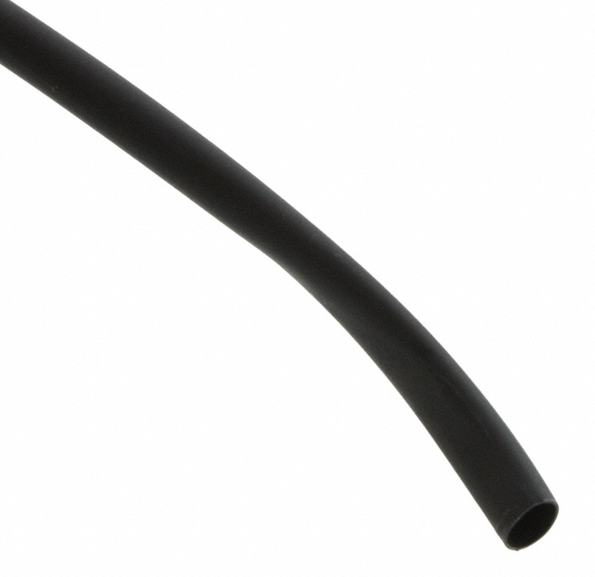 【Q2-F-1/8-01-SS500FT】HEATSHRINK 1/8" BLACK FOOT