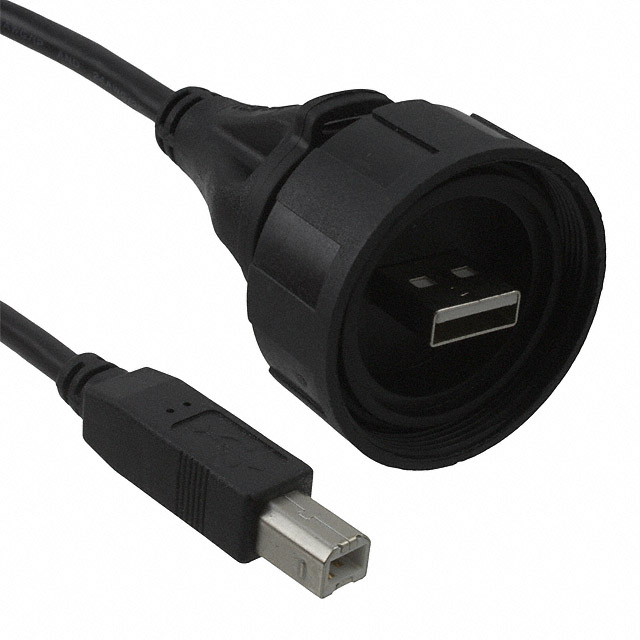 【QX3828】CABLE PLUG IP68 USB A-B