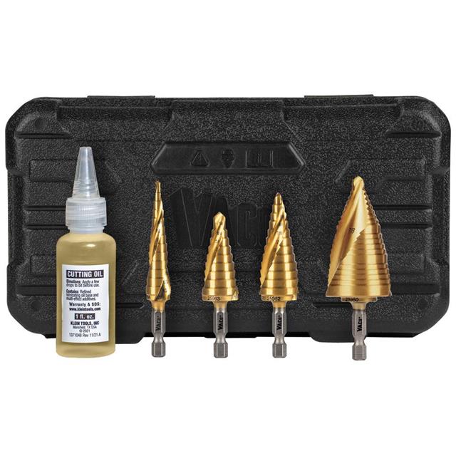 【25950】VACO 4 PC STEP DRILL BIT KIT