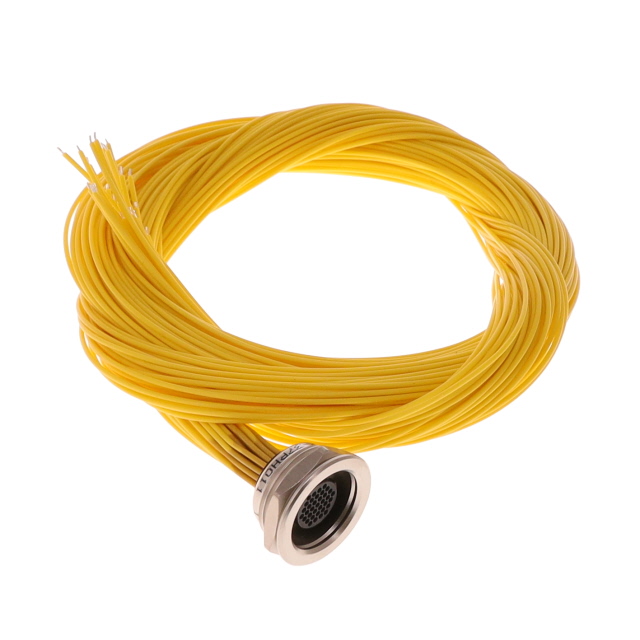 【MIKQ7-37PH011】CBL CIRC 37POS MALE TO WIRE 3'