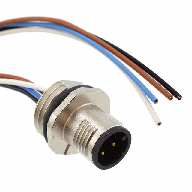 【1523450】CIRC CBL 4POS RCPT TO WIRE 1.64'