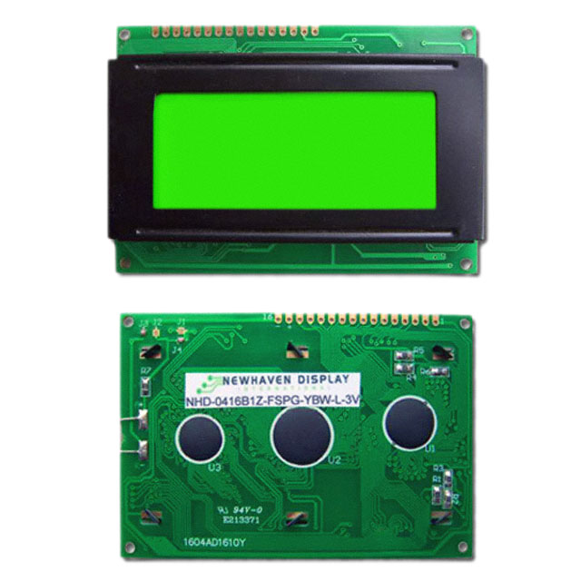 LCD MOD 64DIG 16X4 TRANSFLCT GRN【NHD-0416B1Z-FSPG-YBW-L-3V】