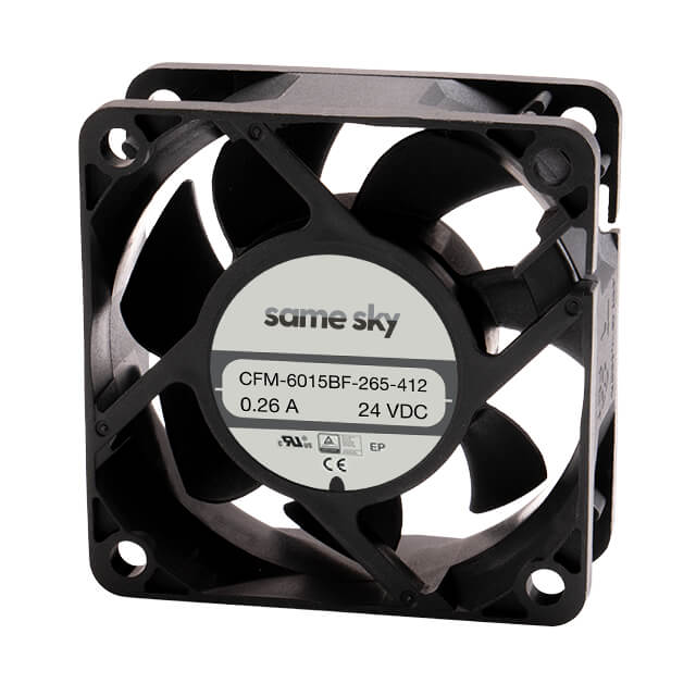 【CFM-6015BF-225-204-20】FAN AXIAL 60X15.5MM 24VDC WIRE