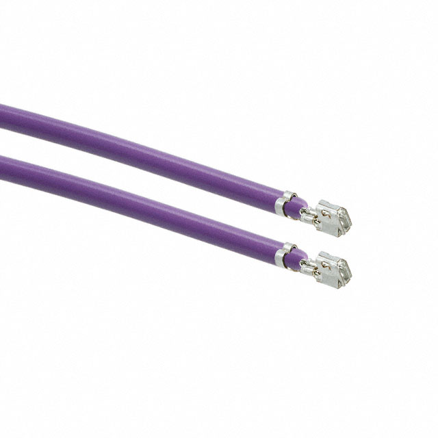 【0502128000-12-V8-D】12" PRE-CRIMP 3048 VI001 VIOLET[バルク]