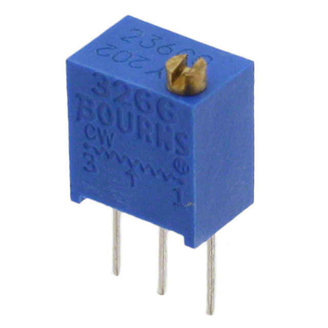 【3266Y-1-100】TRIMMER 10 OHM 0.25W PC PIN TOP