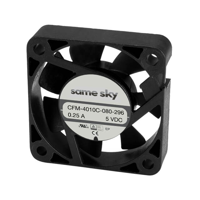FAN AXIAL 40X10.5MM 5VDC WIRE【CFM-4010C-050-195-22】