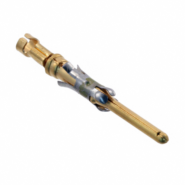 【66182-1】CONN PIN 20-26AWG GOLD SOLDER
