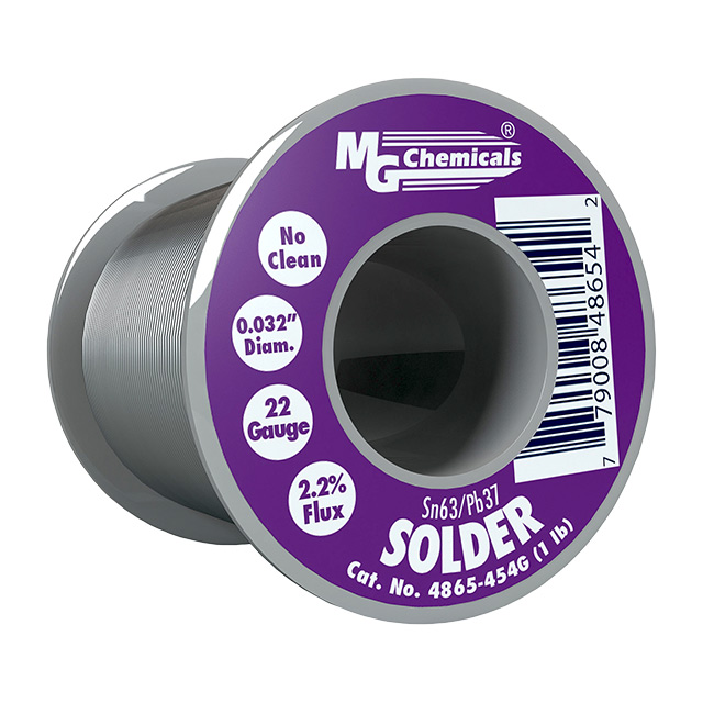 【4865-454G】SOLDER NO-CLEAN 63/37 1 LB