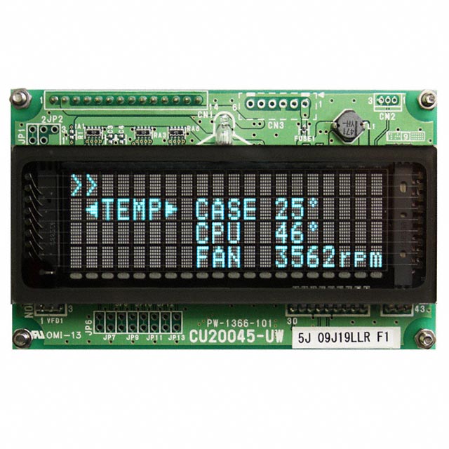 【VK204-25-VPT】VFD ALPHA/NUM DISPLAY 20X4