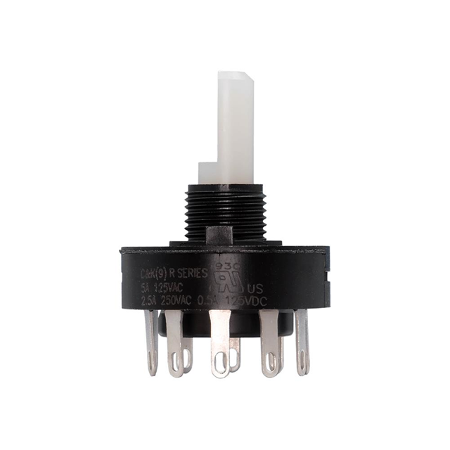 SWITCH ROTARY 3POS 5A 125V【R20307RR03Q】