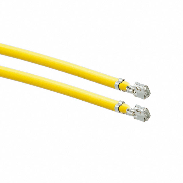 【0502128000-08-Y8-D】8" PRE-CRIMP 3048 YL001 YELLOW