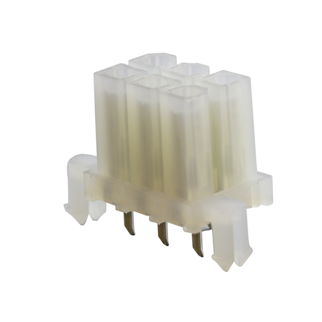 CONN RCPT 6POS 0.165 GOLD PCB【0015247062】