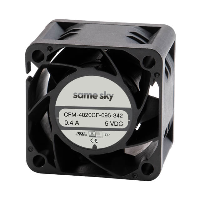 【CFM-4020CF-095-342】FAN AXIAL 40X20MM 5VDC WIRE