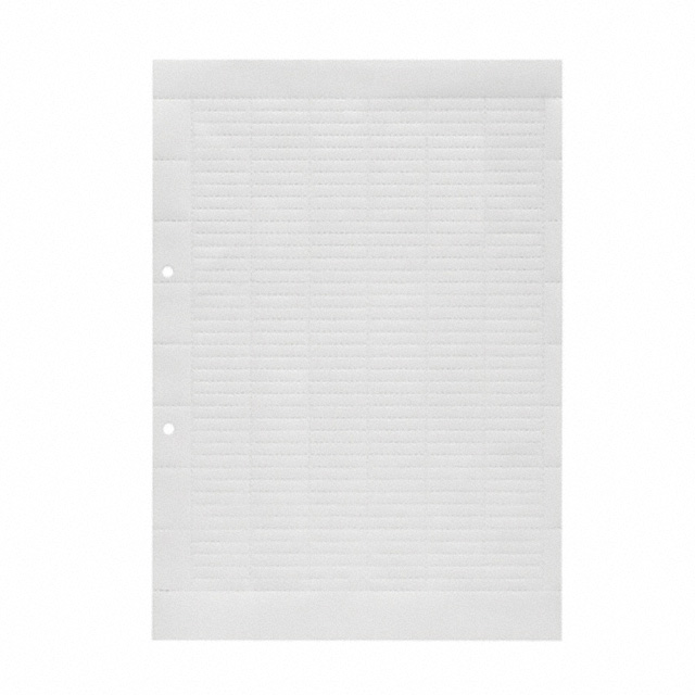 LABEL STANDARD 0.65" X 1.57" WHT【1670370000】