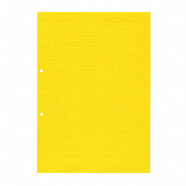 LABEL STANDARD 0.65" X 1.57" YLW【1670380000】