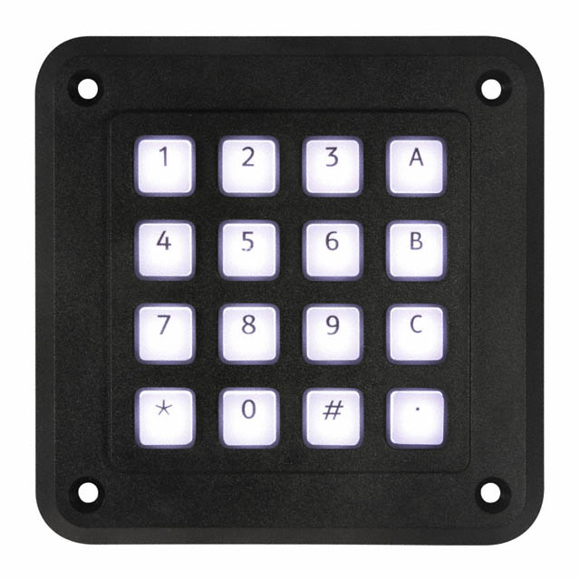 【3KLW16T103】SWITCH KEYPAD 16KEY 0.05A 24V