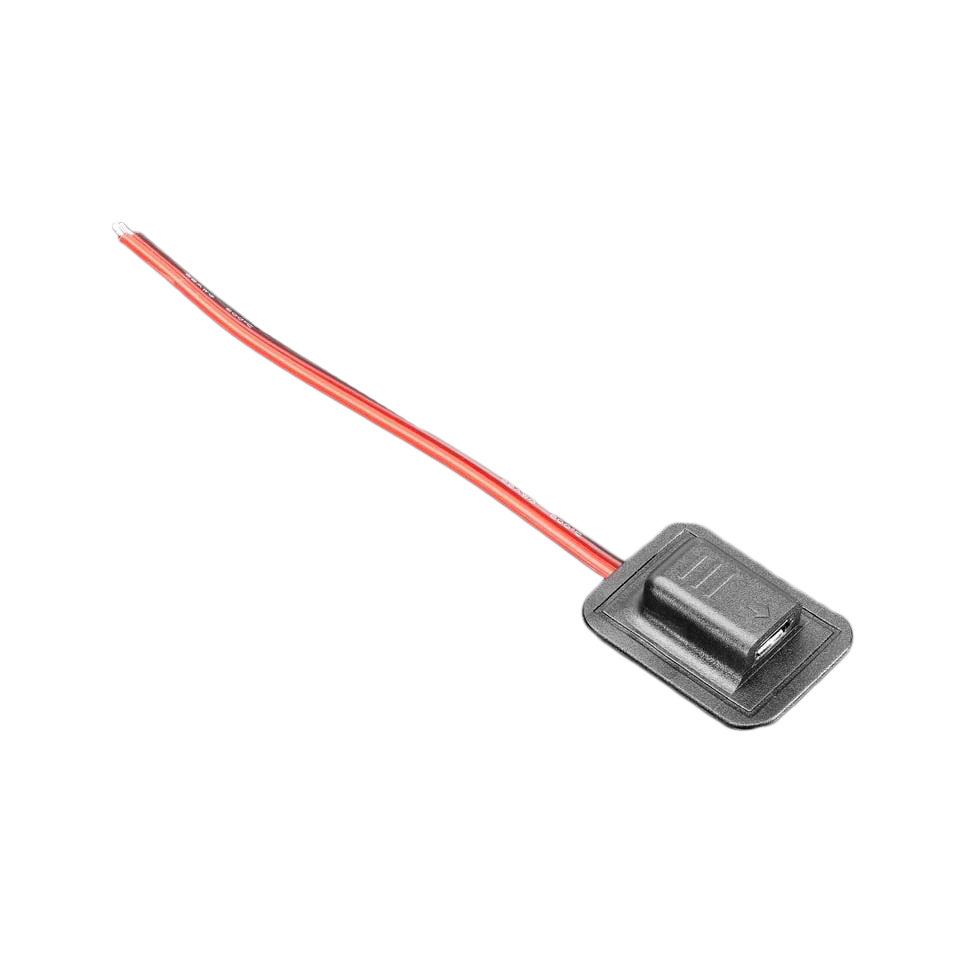 【6076】CONN BANANA PLUG MINI SLDR RED