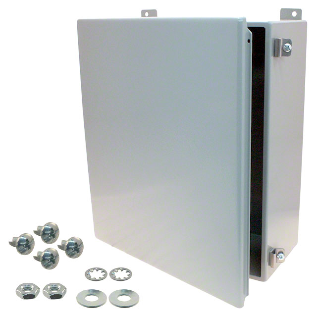 【1414PHO6】BOX STEEL GRAY 16"L X 14"W