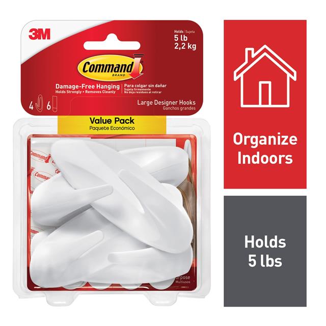 COMMAND DESIGNER HOOKS VALUE PAC【17083-4ES】