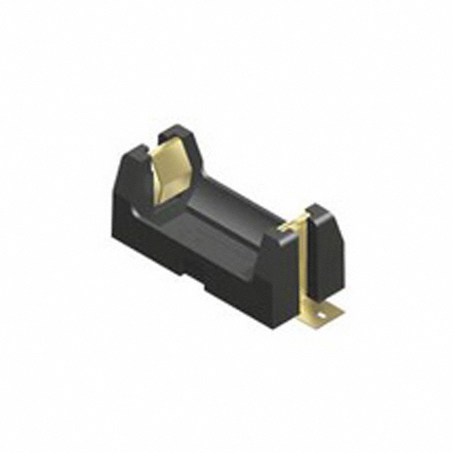 【1016TR】BATT HOLDER 1/2AA 1 CELL SMD [digi-reel品]