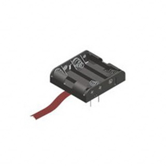 【2477RB】BATTERY HOLDER AA 4 CELL PC PIN