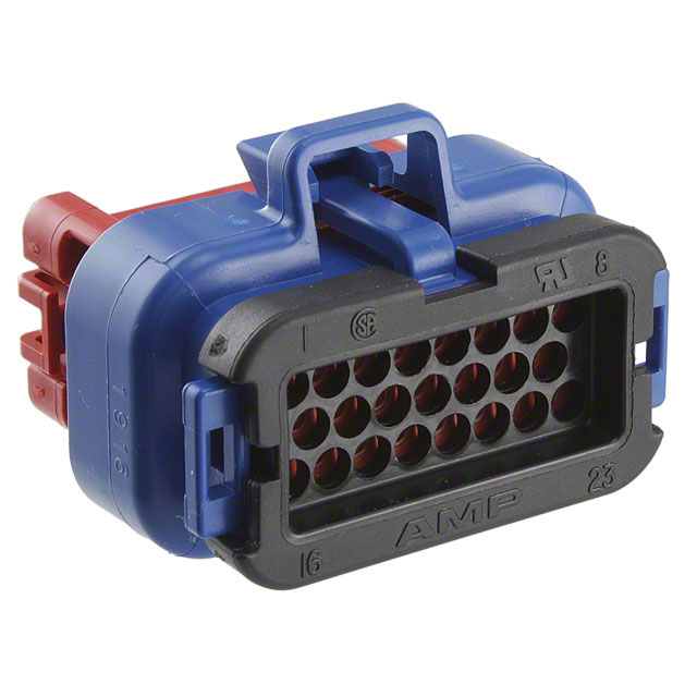 【770680-5】CONN PLUG HSG 23POS BLUE