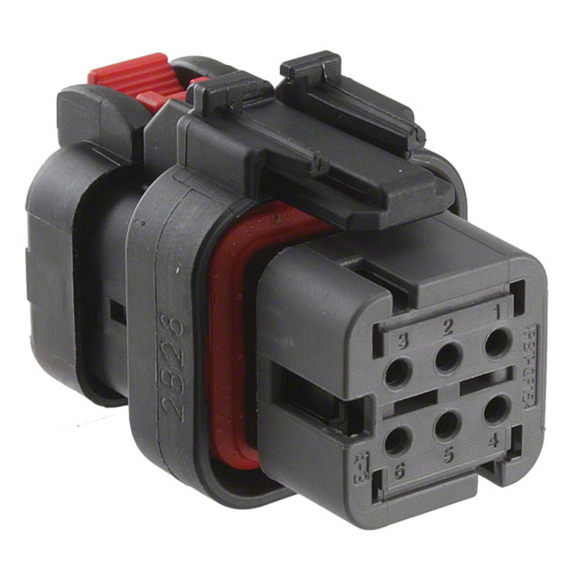 【776433-2】CONN PLUG HSG 6POS 4.50MM