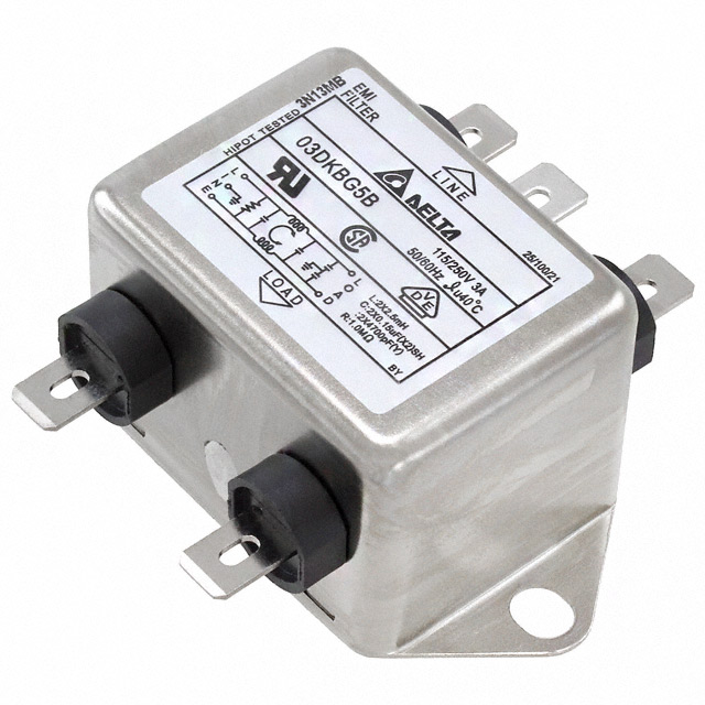 【03DKBG5B】LINE FILTER 115V/250VAC 3A CHAS