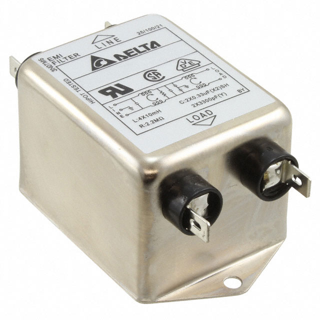 【03DPCG5S】LINE FILTER 115V/250VAC 3A CHAS