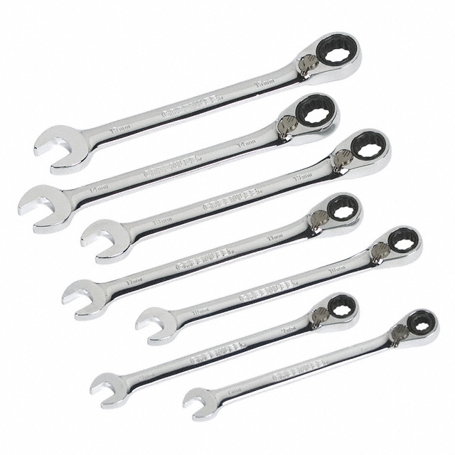 【0354-02】WRENCH SET RATCHETING 7-15MM