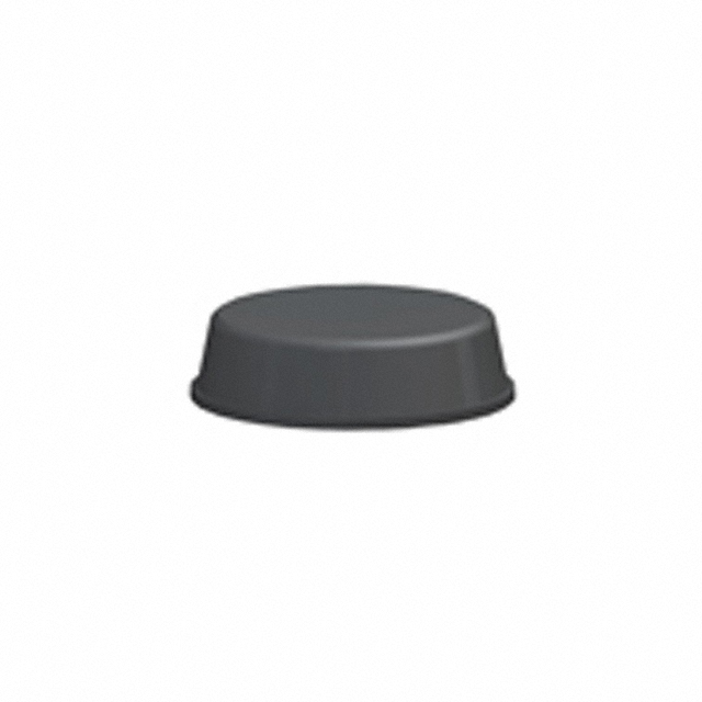 BUMPER CYLINDRICAL 0.5" DIA BLK【782-B】
