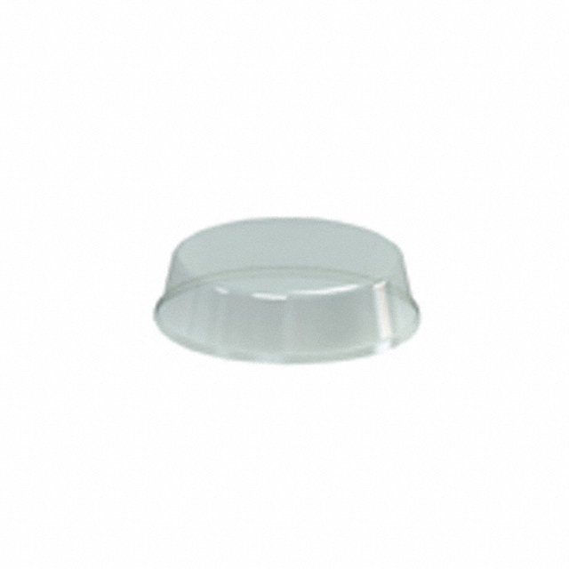 BUMPER CYLINDRICAL 0.5" DIA CLR【782-C】