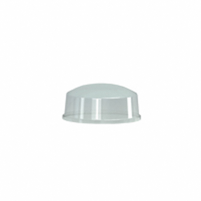 BUMPER CYLINDRICAL 0.44" DIA CLR【785-C】