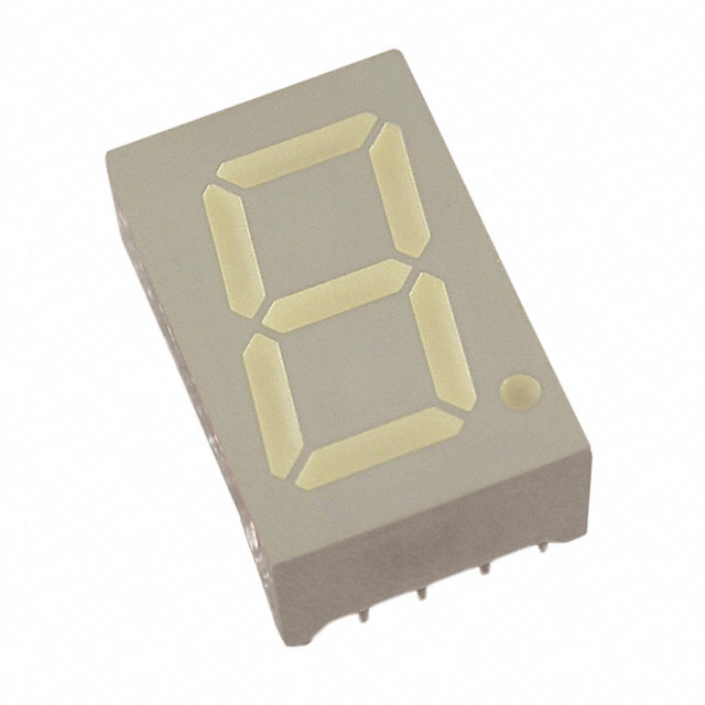 【XDUY14A】DISPLAY 7SEG 0.56" SGL YLW 10DIP[チューブ]