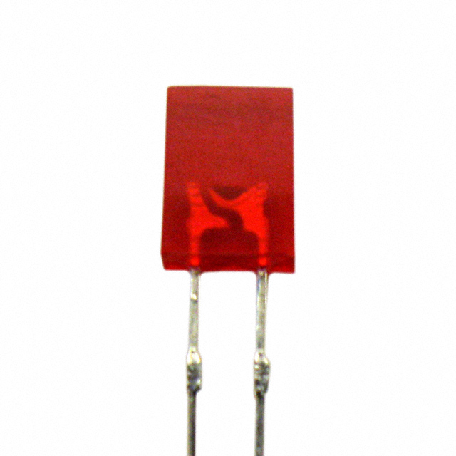 【XSUR18D】LED RED DIFFUSED RECTANGULAR T/H[バルク]