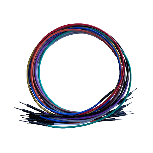 【TW-FF-10C】10-PACK MULTI-COLOR JUMPER WIRES