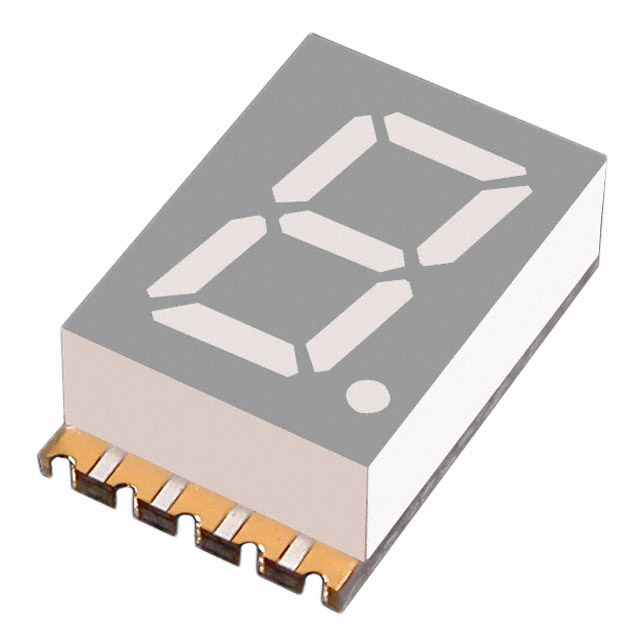 【ACSA03-41SGWA-F01】DISPLAY 7SEG 0.3" SGL GRN 10SMD