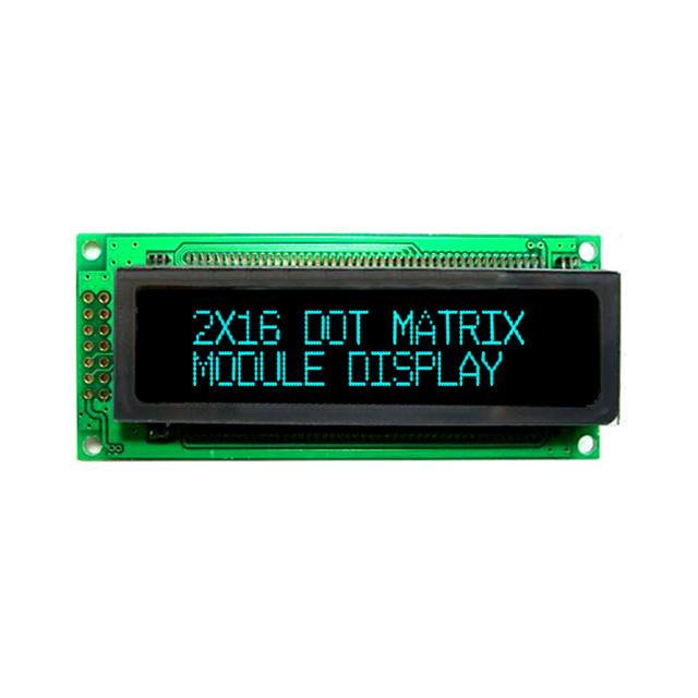 【M0216SD-162SDAR1】MODULE VF CHAR 2X16 4.34MM