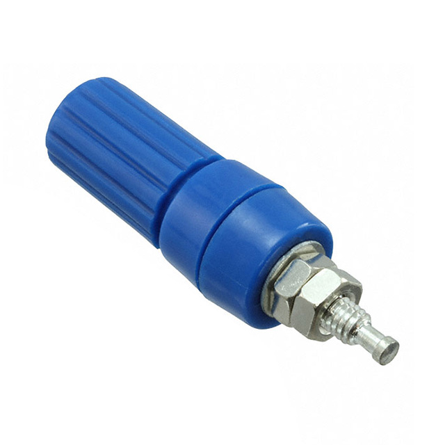 【BU-P3760-6】CONN BIND POST FLUTED BLUE