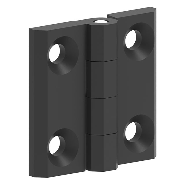 【299203】LEAF HINGE 40X40 POLYMER BLACK F