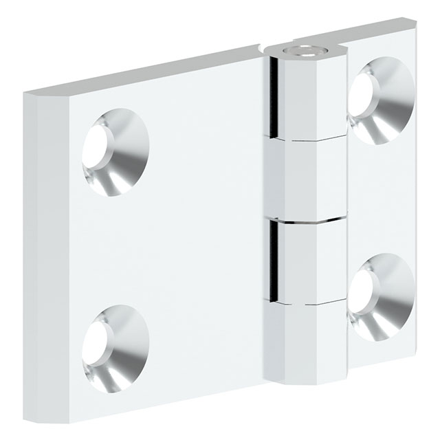 【399115】LEAF HINGE 60X90 ZAMAK CHROME FI