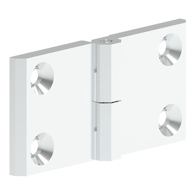 【399116】LEAF HINGE 60X120 ZAMAK CHROME F