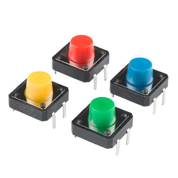 【PRT-14460】MULTICOLOR BUTTONS - 4-PACK